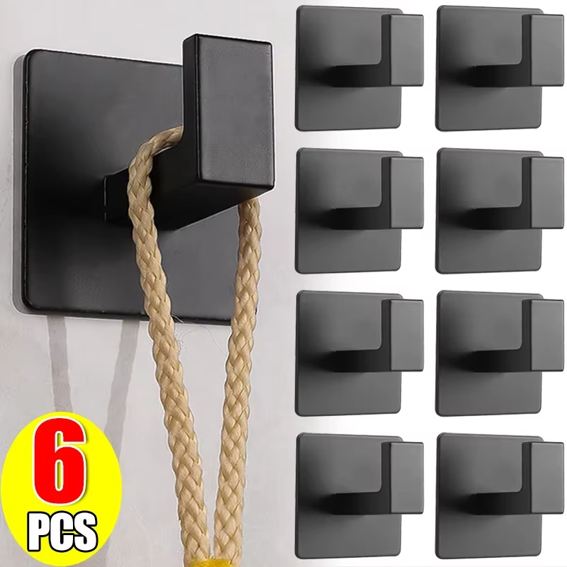 Kitchen Appliances Shelves - Crochets muraux auto-adhésifs solides, 1/6 pièces,