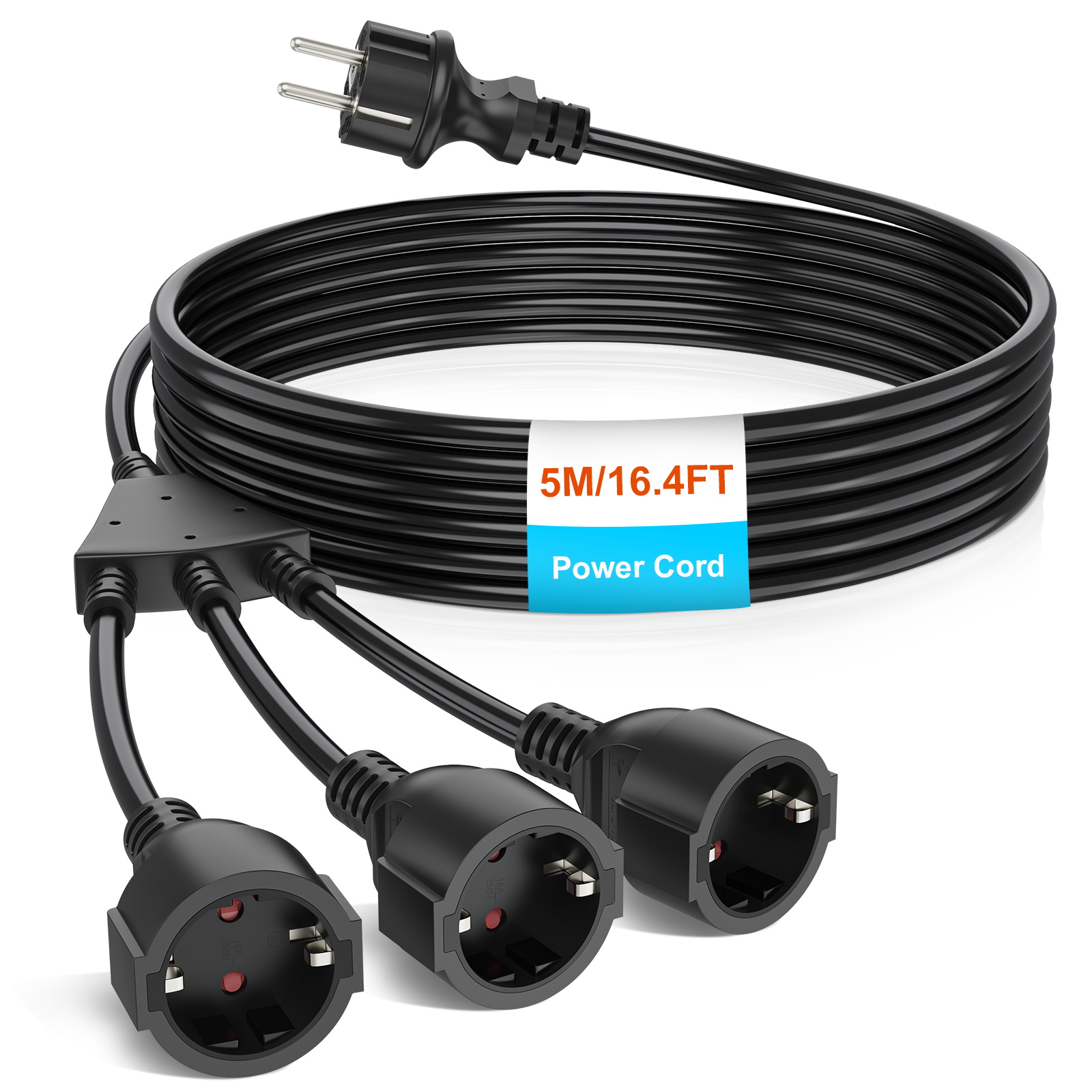 Kitchen Appliances Extension Cord - Multiprise étanche IP44 avec cordon d'extension