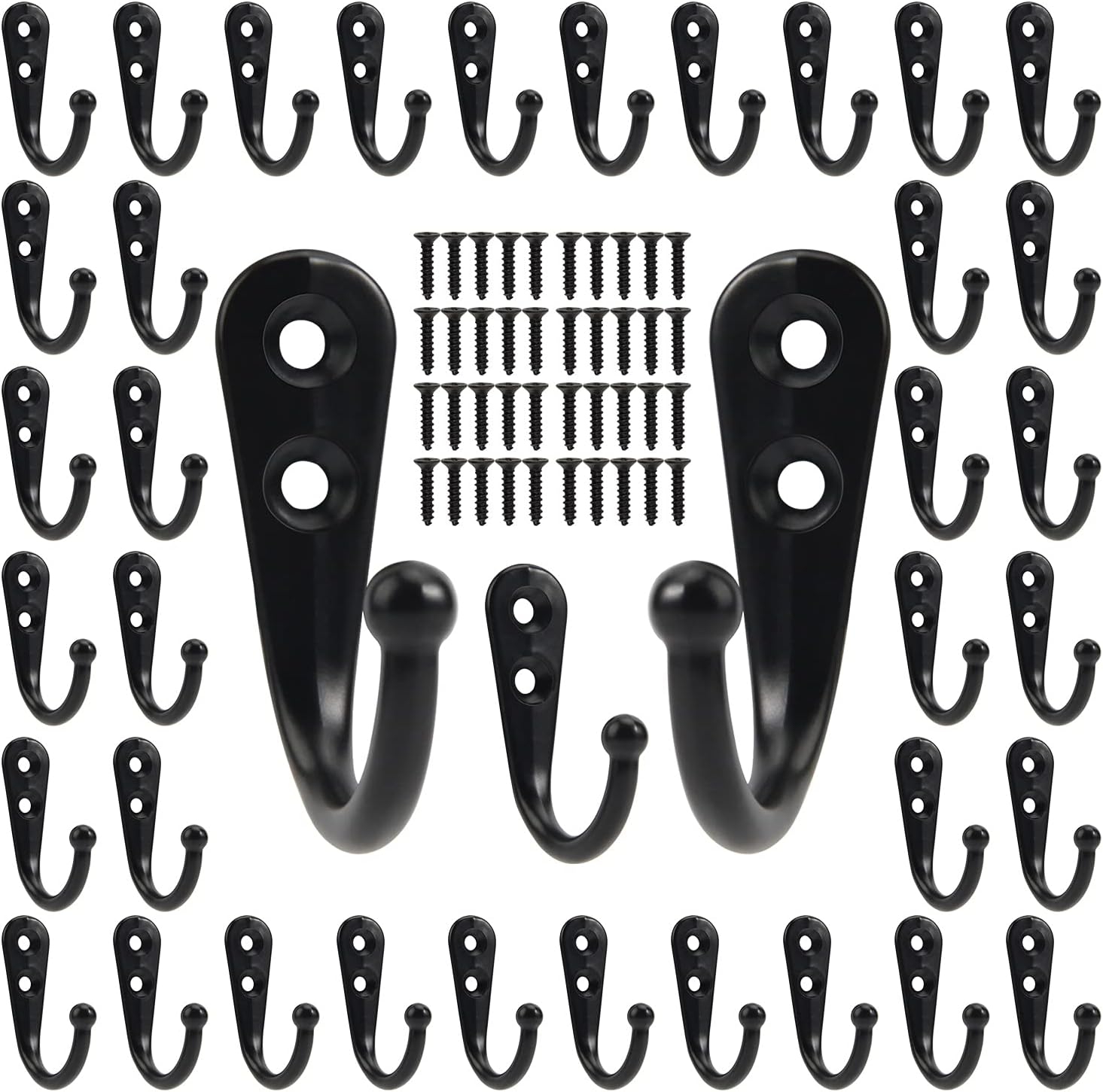 Crochets en métal noir avec vi - Kitchen Appliances Shelves avis et prix